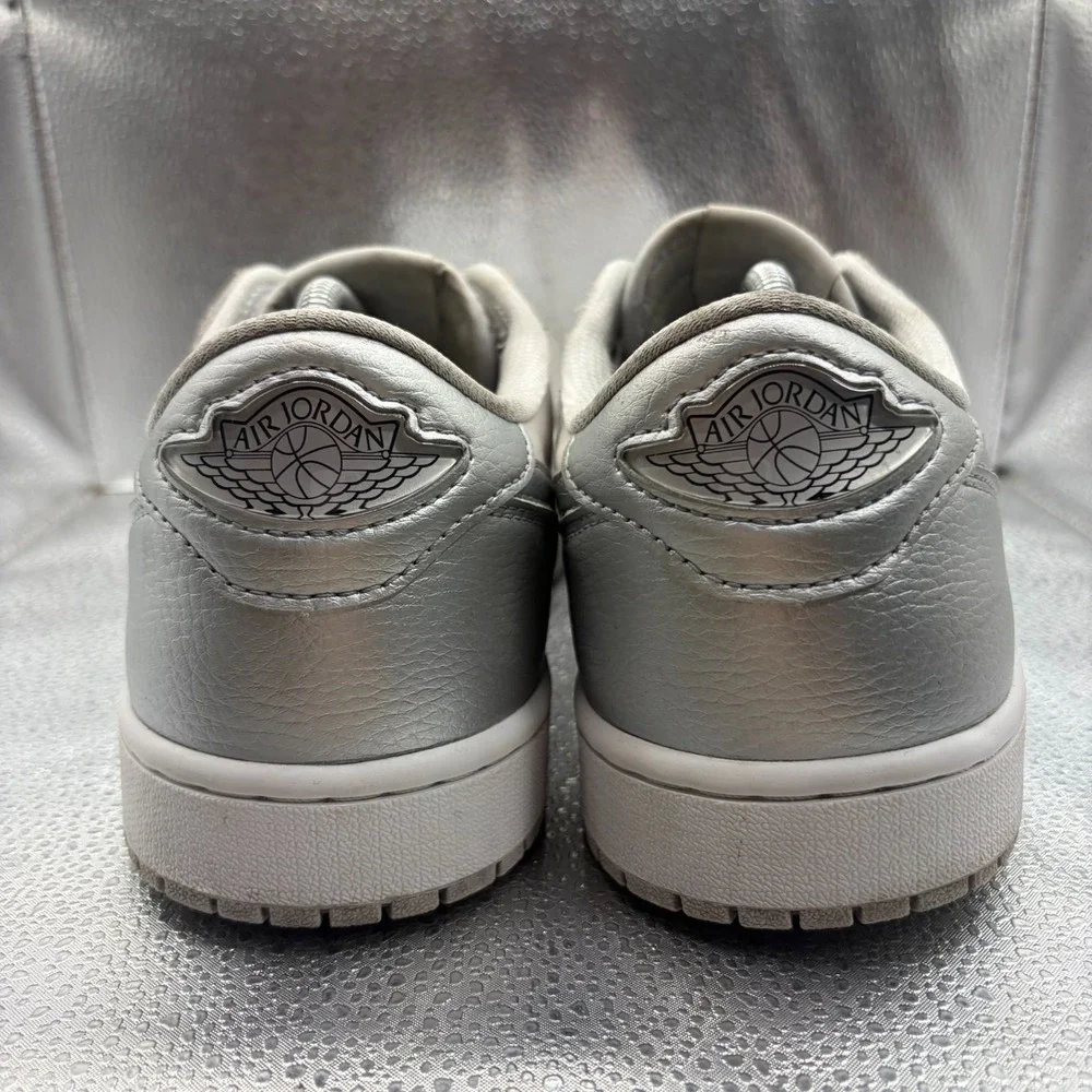 Size 11 Nike Air Jordan 1 Retro Low OG Neutral Gray Silver Mens Shoes CZ0790-002